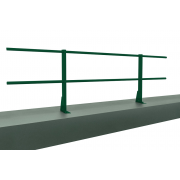 Ограждение кровельное для парапета на плоскую кровлю RAL 6005(2,0х0,6м)