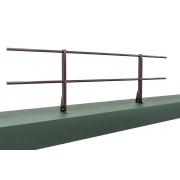 Ограждение кровельное для парапета на плоскую кровлю RAL 8017 (2,0х0,6м)