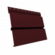 Квадро брус 3D 0,5 Satin с пленкой RAL 3005 красное вино