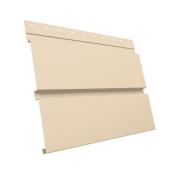 Квадро брус 0,45 PE с пленкой RAL 1015 светлая слоновая кость