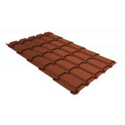 Профиль волновой Верховье квадро профи Grand Line 0,45 PE RAL 8004 терракота