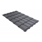 Профиль волновой Верховье квадро профи Grand Line 0,45 PE RAL 7004 сигнальный серый