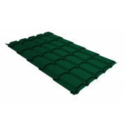 Профиль волновой Верховье квадро профи Grand Line 0,45 PE RAL 6005 зеленый мох