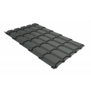 Профиль волновой Верховье квадро профи Grand Line 0,45 PE RAL 7005 мышино-серый