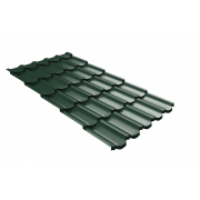 Профиль волновой квинта плюс Grand Line c 3D резом 0,45 Drap TX RAL 6005 зеленый мох