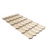 Профиль волновой квинта плюс Grand Line c 3D резом 0,45 PE RAL 1015 светлая слоновая кость