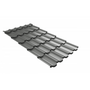 Профиль волновой квинта плюс Grand Line c 3D резом 0,45 PE RAL 7005 мышино-серый