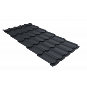 Профиль волновой квинта плюс 0,45 Drap TX RAL 7024 мокрый асфальт