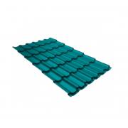 Профиль волновой квинта плюс 0,45 PE RAL 5021 водная синь