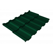 Профиль волновой модульный квинта Uno Grand Line c 3D резом 0,45 Drap RAL 6005 зеленый мох