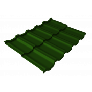 Профиль волновой модульный квинта Uno Grand Line c 3D резом 0,45 PE RAL 6002 лиственно-зеленый