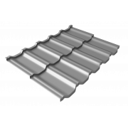 Профиль волновой модульный квинта Uno Grand Line c 3D резом 0,45 PE RAL 9003 сигнальный белый