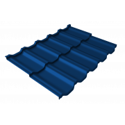 Профиль волновой модульный квинта Uno Grand Line c 3D резом 0,45 PE RAL 5005 сигнальный синий