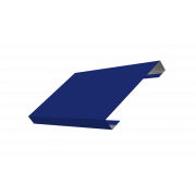 Ламель лицевая 150 Texas стартовая/финишная для калиток и ворот 0,45 PE с пленкой RAL 5002 ультрамариново-синий