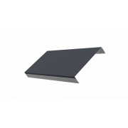 Ламель обратная 150 жалюзи Texas 0,5 Satin с пленкой RAL 7024 мокрый асфальт (для калиток и ворот)