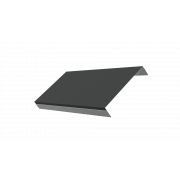 Ламель обратная 150 жалюзи Texas 0,5 Satin с пленкой RAL 7016 антрацитово-серый (для калиток и ворот)