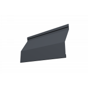 Ламель жалюзи Milan Slim 0,5 Atlas X с пленкой RAL 7024 мокрый асфальт