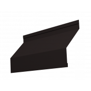 Ламель жалюзи Milan 0,45 Drap-double TX RAL 9005 черный