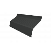 Ламель жалюзи Milan new gofr 0,45 PE-Double с пленкой RAL 7016 антрацитово-серый