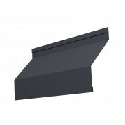 Ламель жалюзи Milan 0,45 PE-Double с пленкой RAL 7024 мокрый асфальт