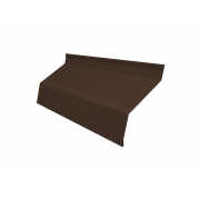 Ламель жалюзи Milan new gofr 0,45 PE-Double с пленкой RAL 8017 шоколад