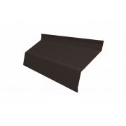 Ламель жалюзи Milan new gofr 0,45 PE-Double с пленкой RR 32 темно-коричневый