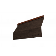 Ламель жалюзи Milan Slim 0,45 Print-double Elite с пленкой Antique Wood