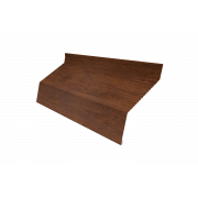 Ламель жалюзи Milan new gofr 0,45 Print-Double Premium с пленкой Golden Wood Fresh