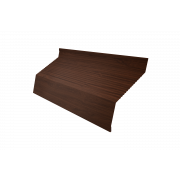 Ламель жалюзи Milan new gofr 0,45 Print Elite с пленкой Choco Wood TwinColor