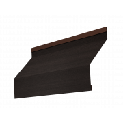 Ламель жалюзи Milan new 0,45 Print Elite с пленкой Coffee Wood TwinColor