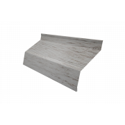 Ламель жалюзи Milan new gofr 0,45 Print Elite с пленкой Snow Wood TwinColor