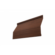 Ламель жалюзи Milan Slim 0,45 Print Elite с пленкой Choco Wood TwinColor