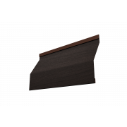 Ламель жалюзи Milan Slim 0,45 Print Elite с пленкой Coffee Wood TwinColor