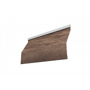 Ламель жалюзи Milan Slim 0,45 Print Premium с пленкой Almond Wood Fresh