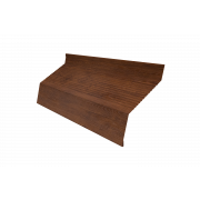 Ламель жалюзи Milan new gofr 0,45 Print Premium с пленкой Golden Wood Fresh TwinColor