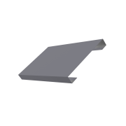 Ламель лицевая 150 жалюзи Texas 0,45 Drap TX RAL 7004 сигнальный серый