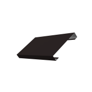 Ламель лицевая 125 жалюзи Texas 0,5 Drap TX RAL 9005 черный