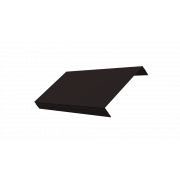 Ламель обратная 150 жалюзи Texas 0,45 Drap-double TX RAL 9005 черный