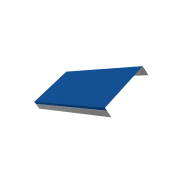 Ламель обратная 150 жалюзи Texas 0,45 PE с пленкой RAL 5005 сигнальный синий