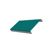 Ламель обратная 150 жалюзи Texas 0,45 PE с пленкой RAL 5021 водная синь