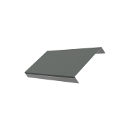 Ламель обратная 150 жалюзи Texas 0,45 PE с пленкой RAL 7005 мышино-серый