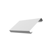 Ламель лицевая 125 жалюзи Texas 0,45 PE с пленкой RAL 9003 сигнальный белый