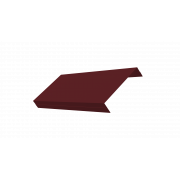 Ламель обратная 125 жалюзи Texas 0,45 PE-Double с пленкой RAL 3005 красное вино