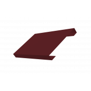 Ламель лицевая 150 жалюзи Texas 0,45 PE-Double с пленкой RAL 3005 красное вино