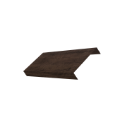 Ламель обратная 125 жалюзи Texas 0,45 Print-Double Elite с пленкой Antique Wood