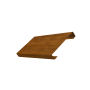 Ламель лицевая 125 жалюзи Texas 0,45 Print-Double Elite с пленкой Golden Wood