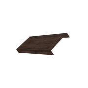 Ламель обратная 125 жалюзи Texas 0,45 Print Elite с пленкой Antique Wood TwinColor