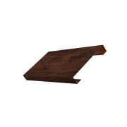 Ламель лицевая 125 жалюзи Texas 0,45 Print Elite с пленкой Cherry Wood TwinColor