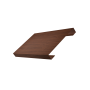 Ламель лицевая 150 жалюзи Texas 0,45 Print Elite с пленкой Choco Wood TwinColor