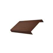 Ламель обратная 150 жалюзи Texas 0,45 Print Elite с пленкой Choco Wood TwinColor